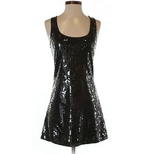 Express Sexy Shimmer Sequined Dress